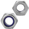 FASTON® Sechskantmuttern niedr. Form selbstsichernd Polyamidklemmteil M14 (2 Stück) aus Edelstahl A2 V2A DIN 985 Klemmmuttern Sicherungsmuttern Stoppmuttern Sechskant für Gewindeschrauben ISO 7040