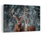 ARTTOR Wandbilder Dekoration Wohnzimmer Hirsch Rentier Reh Bilder auf Leinwand 120x80cm Leinwandbild Schlafzimmer Küche Deko Wand Kunstdruck Art Groß XXL Wanddeko Bild Wall Decor Canvas AA120x80-5060