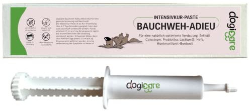 Durchfall Hund BAUCHWEH-ADIEU - Durchfall Stopp mit akut Wirkung für Hunde - Schnelles Mittel bei Durchfall & Magenproblemen - Durchfall stoppen, Darmgesundheit & Darmflora aufbauen - Made in Germany