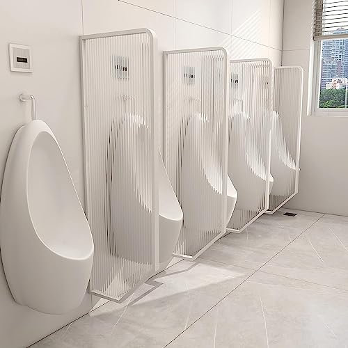 CENAP Urinal-Trennwand-Schutzwand, Urinal-Sichtschutz, wandmontierte Urinal-Schallwand, öffentliche Toilette, Edelstahl-Schallwand, wandmontierter Raum, dekorative Trennwand, für Schulen/Kindergär