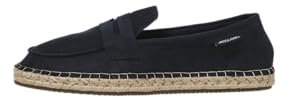 JACK & JONES Jfwscherlock Espadrille Loafer, Mocassino Uomo, Blazer Blu Marine, 42 EU