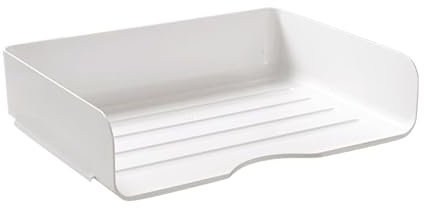 1 Ablagefächer Schreibtisch-Organizer, Briefablage, Dokumentenhalter, A4-Papierablage Für Zuhause, Büro, Schule, 1-stöckige Ablagekorb Mit Großer Kapazität Für A4, Dokumentenablage, Briefkorb, Briefab