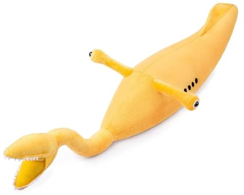 PuffPurrs Realistisches Tullimonstrum-Plüschtier - 24 Kreatur aus dem Kambrium, einzigartiges Plüschgeschenk für Kinder