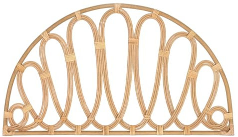 Home ESPRIT Testiera per letto in bambù rattan, 104 x 2 x 58,5 cm