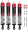 HOBOHY CW01 Shocks Absorber Oil Threaded Damper Kit for Tamiya CW-01 Chassis Lunch Box Midnight Pumpkin RC Car Upgrade Parts (Red)