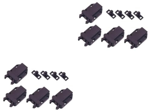 DOITOOL 8pièces Loquet De Porte Poussoir Automatique Pour Armoire Système De Fermeture À Ressort Silencieux Invisible Pour Meubles Pour Cabinets