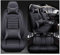 EKEGUY Auto Sitzbezüge 5 Sitze für Toyota RAV4 Hybrid 2000-2024, Leder Wasserdicht Universal Verschleißfest Innenraum Schonbezüge Sitzschoner Vorne Und Hinten(C)