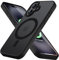 KPPIT Ultra Dünn für iPhone 16 Hülle,kompatibel mit MagSafe,Transluzente Matt Rückseite,Stoßfester militärnorm SchutzHülle, Magnetische Handyhülle für iPhone 16 case,Schwarz
