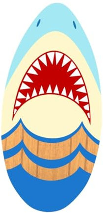 Perfeclan Skimboard Beach Sand Board 35 Pollici, Skimboarding Piccola Tavola da Surf Tavola da Surf, Proto Plank Skimboard per Adolescenti Bambini Ragazzi Ragazze Uomini Donne Adulti, Faccia