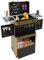 BRRIDE Kosmetikkoffer Trolley Friseurwagen 3 in 1 Friseurkoffer Große Kosmetik Trolley Abschließbar Make up Koffer Freistehend Friseurwagen Rollwagen für Friseure, Visagisten, Nageltechniker (Gold)
