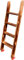 Bodenstehende Etagenbettleiter, multifunktionale Etagenbett-Kletterleiter, 4/5 Stufen, Holz-Dachbodenleiter für Wohnheim, Dachboden, Wohnmobil (Größe: 125 cm)