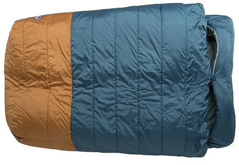 Big Agnes Dream Island 50 Double Wide Sleeping Bag, 20 Degree, Tapestry/Brown Sugar