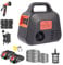Wireless Electric Water Pump - Portable Self-Priming Pump, Digital Battery Display Battery Powered Water Pump with 10M Hose 3m Water Inlet Pipe for Pond Draining