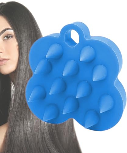 Haarbürste für Kopfhaut, Massagewerkzeug mit Handkamm, Haarbürste in der Dusche, für Frauen, Kopfmassage, Shampoo, Verwendung in der Dusche, Waschen, Reinigung, Entspannung, Pflege