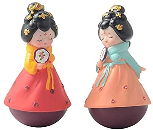 RLKHXBS Honglianriven Tabletop Statue Resin People Ferastet Kleiner Tumbler Girl Art Statues TV -Schrank Desktop