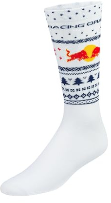 Red Bull ENERGY WEAR ORBR Winter Socken, Offizieller Fanartikel, Mit saisonalem Muster & Logo-Details, Einheitsgröße, 75% Baumwolle