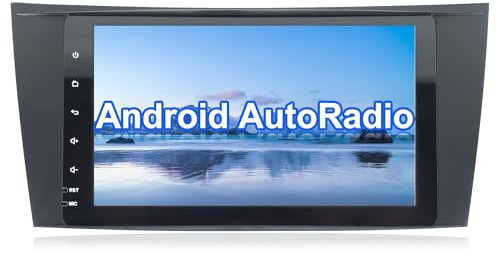 Radio Android de 8 Pulgadas para Mercedes Benz Clase E W211 CLS W219 W463 con Pantalla estéreo Carplay Mirror Link, GPS, Radio FM, Bluetooth, SWC [2 GB de RAM + 16 GB de ROM]