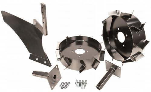 Original Cedrus GLX540 Pflugset RGL49 Bodenfräse Zubehör Metallräder 35 cm Pflug Set 24 cm Achse 78 mm Montage Landwirtschaft Gartenfräse Zubehör Komplett