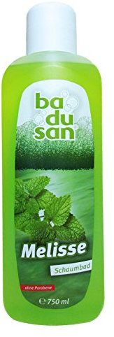 6er Pack badusan Schaumbad Melisse 6 x 750 ml Badezusatz, Pflegebad