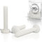 PD® Vis Plastique M8 x 70 mm (DIN 933 / ISO 4017) | Boulon Hexagonal en PA Nylon | Blanc à 6 Pans Avec Filetage Métrique ISO Complet | Usage Multiple | 12 Pièces