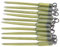 10 Stücke Angeln PVA Beutel Stängel Insert End Terminal Long Tube Wire Connector Tackle Stiele Bleieinsatz Endklemme Langrohr Drahtverbindergerät