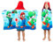 Franco Super Mario Handtuch für Kinder zum Baden und am Strand, 61 x 127 cm