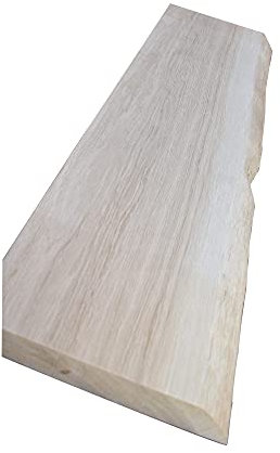 Quincadeco Planche chêne Massif Naturel épaisse de 100 X 25 cm