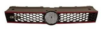 DM Autoteile 101011 Kühlergrill Kühlergitter Grill kompatibel für VW Polo V 6R1 6C1 Baujahr 2009-2014