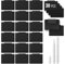 Mr. Pen- Basket Labels Clip On Set, 32 pcs, 30 Removable Bin Labels Clip On with 2 Chalk Markers, Storage Bin Labels for Storage Bins, Clip On Labels for Storage Bins, Basket Tags, Bin Clips