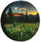 Springtime in the mountainsSpare Tire Cover 16 inch Decorative Tire Protectors Fashion Wheel Tire Protectors for Car SUV Truck