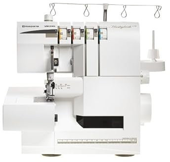 HUSQVARNA VIKING HUSKYLOCK S15 Hausoverlock, Heimnähmaschine, Overlock mit 15 Overlock-Stichen
