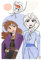Theonoi Kinder Handtuch 100% Baumwolle Gesichtstuch Waschlappen (Frozen)