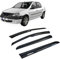 Rumplex Windabweiser Luftabweiser Regenabweiser Seitenfensterabweiser Kompatibel mit Dacia Logan MCV 2013-2019 Autofenster Regenschutz Regenabweiser Anklebbare Deflektoren 4 Stück