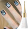 Black Cat Eye Gel Nail Polish, Black Pearl Magnetic Nail Polish Soak Off UV/LED, Holographic Cat Eye Gel Polish for Nail Art Manicure Salon DIY at Home