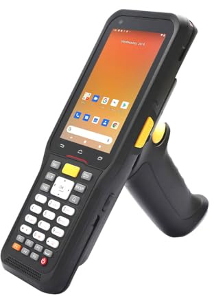 Android 10 Barcode Scanner 1D/2D mit Zebra SE4710, 7500 mAh Industrie PDA mit Pistolengriff, 4GB+64GB, 4G LTE, WLAN, GPS, IP67 MDE Gerät für Lager und Logistik