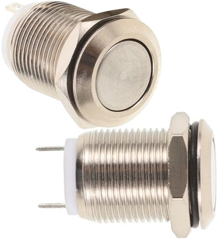 WATIIFUFU Wired Push Button Replacement Doorbell Button Set Sturdy Long-Lasting for Doorbells