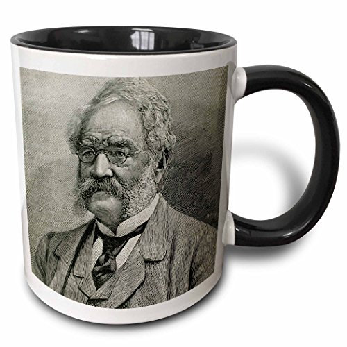 Teetassen Personalisiert Tasse 330Ml, Werner Von Siemens, Deutscher Ingenieur, Kupferstich Prisma, 19. Jh. Kaffeetasse Mit Henkel Für Freundin Arbeit Kollegin