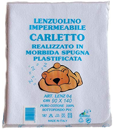 Bubabù LENZ04 Bettlaken aus Kunststoff, 90 x 140 cm