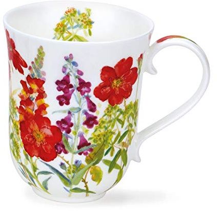 Dunoon Becher Braemar Cottage Flowers Red - 0,33l