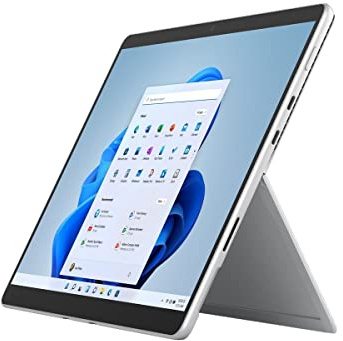 Microsoft Surface Pro 8 256 GB (i5/16 GB) Platinum W11 Pro *Nuevo, Negro, 8PU-00003