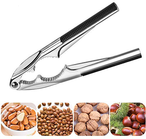 EKKONG 1 pcs Cascanueces, Cascanueces marisco Cascanueces Acero Inoxidable Cascanueces electrico,Abridor de Tuercas de Nogal multifunción,para nueces o mariscos (B)