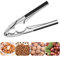 EKKONG 1 pcs Cascanueces, Cascanueces marisco Cascanueces Acero Inoxidable Cascanueces electrico,Abridor de Tuercas de Nogal multifunción,para nueces o mariscos (B)