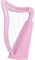 YUESFZ Harfe Romantisches Und Elegantes Handgemachtes Guqin, Kleine Traditionelle Saiteninstrumente, Klassische Harfe Mit Showpaket, Stimmgerät (Color : Pink, Size : 15 String)