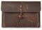 Londo OTTO506 Real Grain Leather MacBook Pro Case with Front Pocket & Flap Closure (Cinnamon, 15 - 16 Inches)
