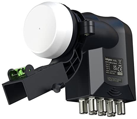 Labgear Universal Octo 8 Output LNB for SKY HD/Freesat HD TV KU Band Satellite Receiver with MK4 Bracket