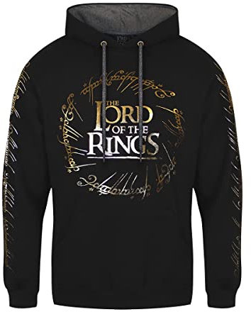 Der Herr der Ringe Logo Männer Kapuzenpullover Multicolor XXL