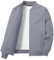 KEFITEVD Veste Décontractée pour Homme Printemps Eté Veste de Travail Manteau Léger avec Poches Zippées,Gris Clair,XL