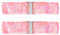 Allegra K Damen dehnbare breite Taillengürtel Interlock-Schnallen Glänzende Pailletten Dekor Gürtel für Kleider, rose, 7.375