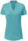 donhobo Sommer Damen T-Shirt Kurzarm V Ausschnitt Basic Oberteil Sport Fitness Laufshirts Yoga Training Casual Tops (Aquablau, L)