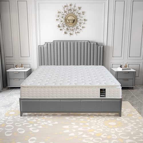 Visco Therapy Gold 3000 5 Zone Pocket Spring Mattress, Foam Encap, High Density, Comfort Foam, with Soft Knitted Fabric Top, 5FT (King (U.K. Standard))